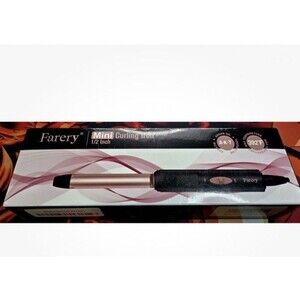Farery Mini Pro Curling Iron Short Hair Travel Curling Iron 1/2in Open Box